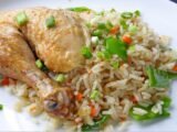 Assorted fried rice with chicken